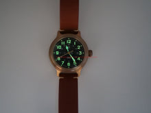 Load image into Gallery viewer, 252/450 - Vostok Retro 55829B Real Bronze ’Anniversary Series’ Collectible Sapphire Crystal