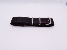 Load image into Gallery viewer, Hadley-Roma 22Mm Premium Nato Style Nylon Red Watch Band Bands
