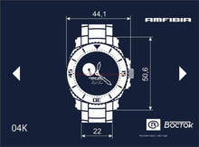 Load image into Gallery viewer, Vostok Amfibia Red Sea 040690 With Auto-Self Winding Mineral Glass Watches