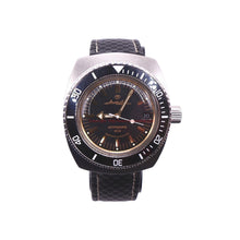Load image into Gallery viewer, Vostok Amphibian Classic 090679 With Auto-Self Winding Mod + Bezel Genuine Leather (Carbon Fiber)