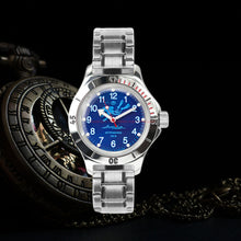 Load image into Gallery viewer, Vostok Amphibian Classic 120656 With Auto-Self Winding + Stainless Steel Bracelet Watches