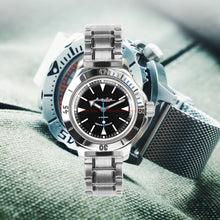 Load image into Gallery viewer, Vostok Amphibian Classic 12073B With Auto-Self Winding W/ Stainless Steel Bracelet Watches
