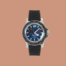Load image into Gallery viewer, Vostok Amphibian Classic 13003B With Auto-Self Winding + Polyurethane Strap Watches