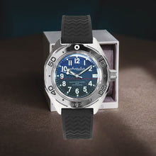 Load image into Gallery viewer, Vostok Amphibian Classic 67066B With Auto-Self Winding + Polyurethane Strap Watches