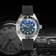 Load image into Gallery viewer, Vostok Amphibian Classic 67066B With Auto-Self Winding + Polyurethane Strap Watches