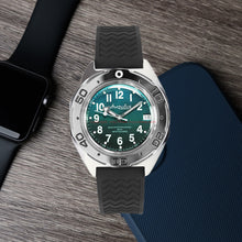 Load image into Gallery viewer, Vostok Amphibian Classic 67067B With Auto-Self Winding + Polyurethane Strap Watches