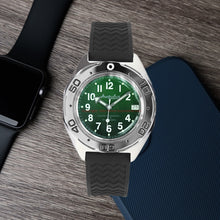 Load image into Gallery viewer, Vostok Amphibian Classic 67068B With Auto-Self Winding + Polyurethane Strap Watches