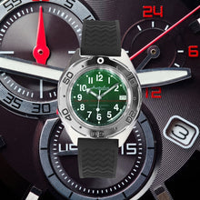 Load image into Gallery viewer, Vostok Amphibian Classic 67068B With Auto-Self Winding + Polyurethane Strap Watches
