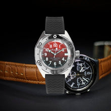 Load image into Gallery viewer, Vostok Amphibian Classic 67069B With Auto-Self Winding + Polyurethane Strap Watches