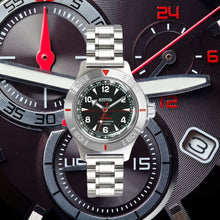 Load image into Gallery viewer, Vostok Amphibian Classic 74092B Mount Elbrus With Auto-Self Winding Watches