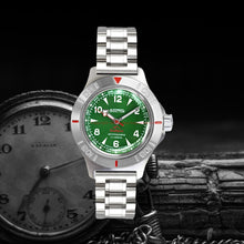 Load image into Gallery viewer, Vostok Amphibian Classic 74093B Mount Elbrus With Auto-Self Winding Watches