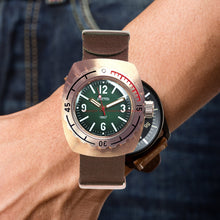 Load image into Gallery viewer, Vostok Amphibian Classic 90808B 1967 Bronze With Auto-Self Winding Watches