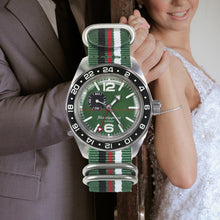 Load image into Gallery viewer, Vostok Komandirskie 03097A With Auto-Self Winding + Nylon (Zulu) Strap Watches