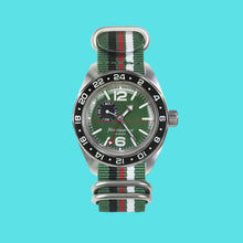 Load image into Gallery viewer, Vostok Komandirskie 03097A With Auto-Self Winding + Nylon (Zulu) Strap Watches