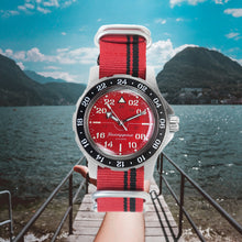 Load image into Gallery viewer, Vostok Komandirskie 18009B With Auto-Self Winding + Nylon (Zulu) Strap Watches
