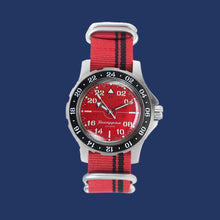 Load image into Gallery viewer, Vostok Komandirskie 18009B With Auto-Self Winding + Nylon (Zulu) Strap Watches