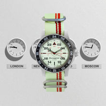 Load image into Gallery viewer, Vostok Komandirskie 18011B With Auto-Self Winding + Nylon (Zulu) Strap Watches