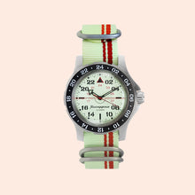 Load image into Gallery viewer, Vostok Komandirskie 18011B With Auto-Self Winding + Nylon (Zulu) Strap Watches