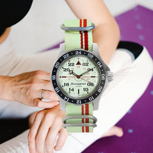 Load image into Gallery viewer, Vostok Komandirskie 18011B With Auto-Self Winding + Nylon (Zulu) Strap Watches