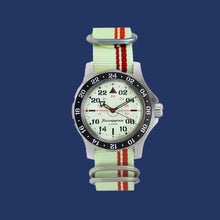 Load image into Gallery viewer, Vostok Komandirskie 18011B With Auto-Self Winding + Nylon (Zulu) Strap Watches