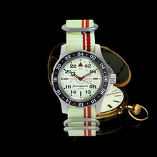 Load image into Gallery viewer, Vostok Komandirskie 18011B With Auto-Self Winding + Nylon (Zulu) Strap Watches