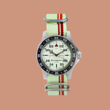 Load image into Gallery viewer, Vostok Komandirskie 18011B With Auto-Self Winding + Nylon (Zulu) Strap Watches