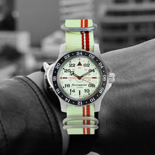 Load image into Gallery viewer, Vostok Komandirskie 18011B With Auto-Self Winding + Nylon (Zulu) Strap Watches