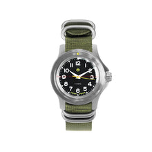 Load image into Gallery viewer, Vostok Komandirskie 18021B With Auto-Self Winding + Nylon (Zulu) Strap Watches