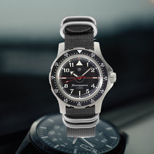 Load image into Gallery viewer, Vostok Komandirskie 18022A With Auto-Self Winding Nylon (Zulu) Strap Watches