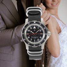 Load image into Gallery viewer, Vostok Komandirskie 18022A With Auto-Self Winding Nylon (Zulu) Strap Watches