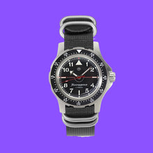 Load image into Gallery viewer, Vostok Komandirskie 18022A With Auto-Self Winding Nylon (Zulu) Strap Watches