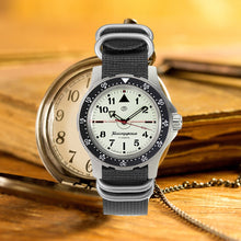 Load image into Gallery viewer, Vostok Komandirskie 18028A With Auto-Self Winding Full Lume Dial + Hands Nylon (Zulu) Strap Watches