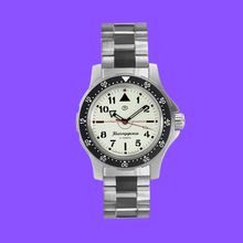 Load image into Gallery viewer, Vostok Komandirskie 18028A With Auto-Self Winding Full Lume Dial + Hands Stainless Steel Bracelet