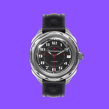 Load image into Gallery viewer, Vostok Komandirskie 216186 Black Mechanical Watches