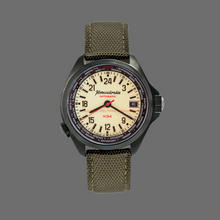 Load image into Gallery viewer, Vostok Komandirskie K-34 476965 With Auto-Self Winding Super Luminova - Full Lume Mineral Glass