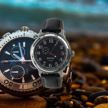 Load image into Gallery viewer, Vostok Retro 550872 With Auto-Self Winding Mineral Glass Transparent Caseback Watches