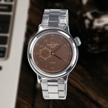 Load image into Gallery viewer, Vostok Retro 550996 With Auto-Self Winding Mineral Glass Transparent Caseback Watches