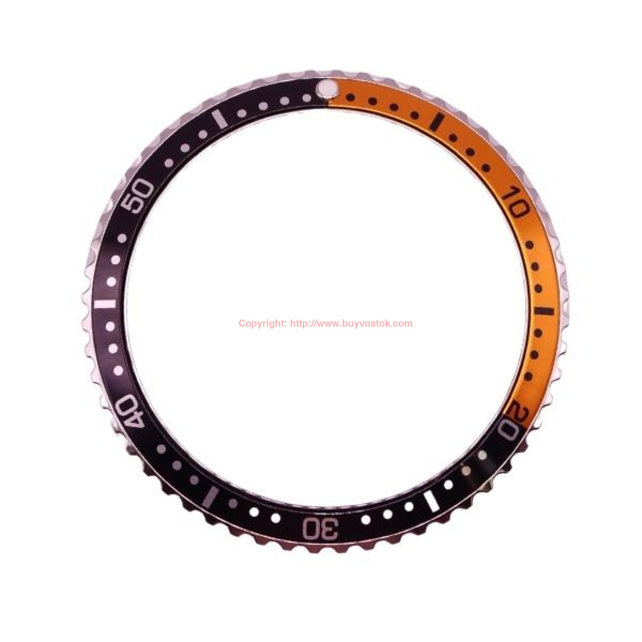 39MM Vostok Stainless Steel Bezel with Aluminum Insert and 12 Hour Mar