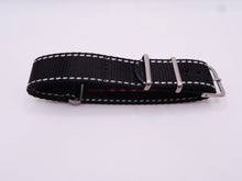Load image into Gallery viewer, Hadley-Roma 20Mm Premium Nato Style Nylon White Watch Band Bands