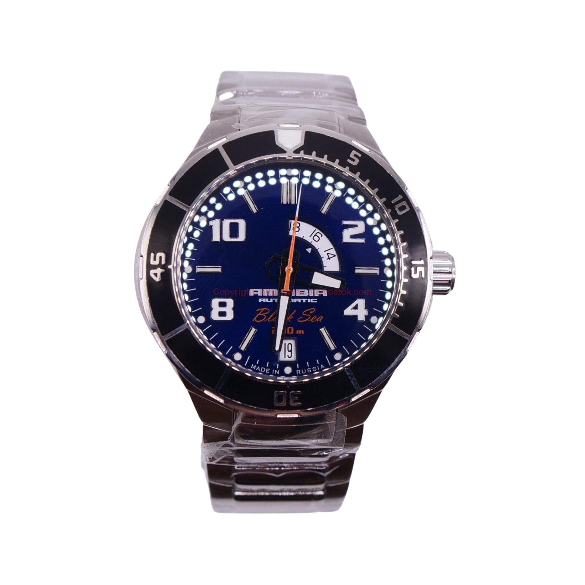 Vostok AMFIBIA Black Sea 440795 with Auto-Self Winding, Mineral Glass,