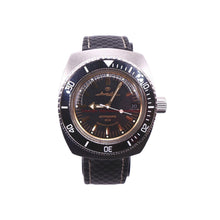 Load image into Gallery viewer, Vostok Amphibian Classic 090679 With Auto-Self Winding Mod + Bezel Genuine Leather (Carbon Fiber)

