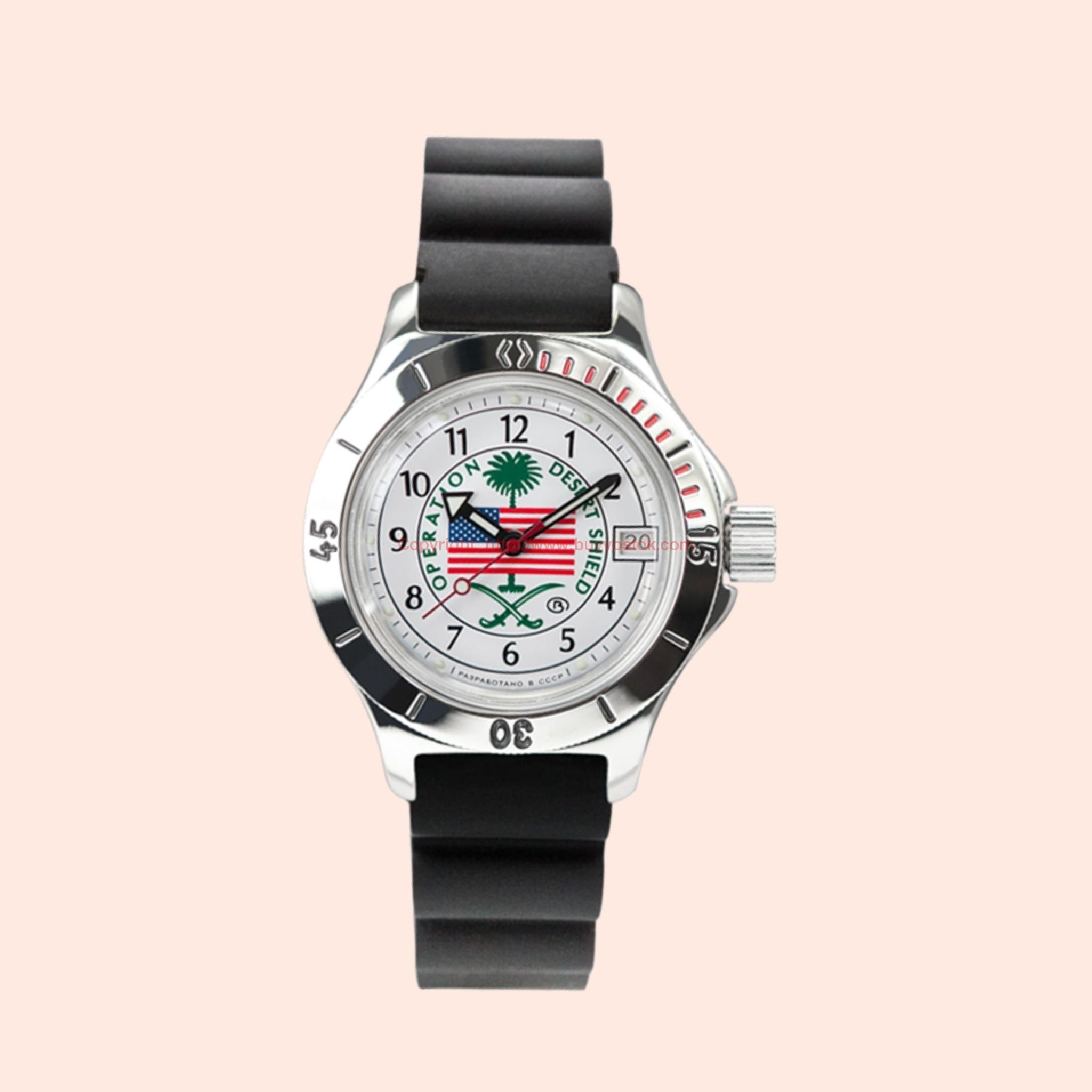 Vostok desert storm clearance watch