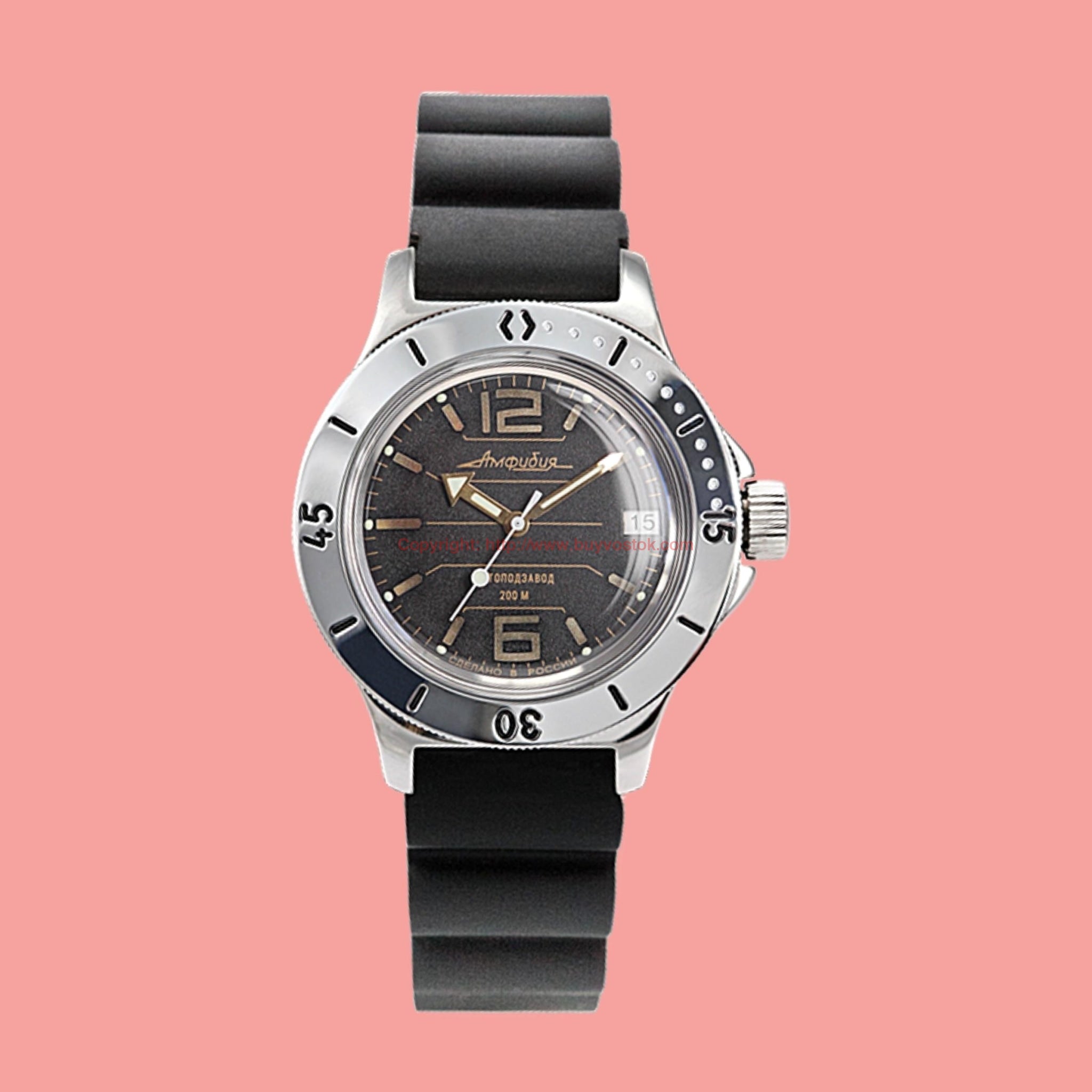 Vostok Amphibian Classic 120697 with Auto-Self Winding