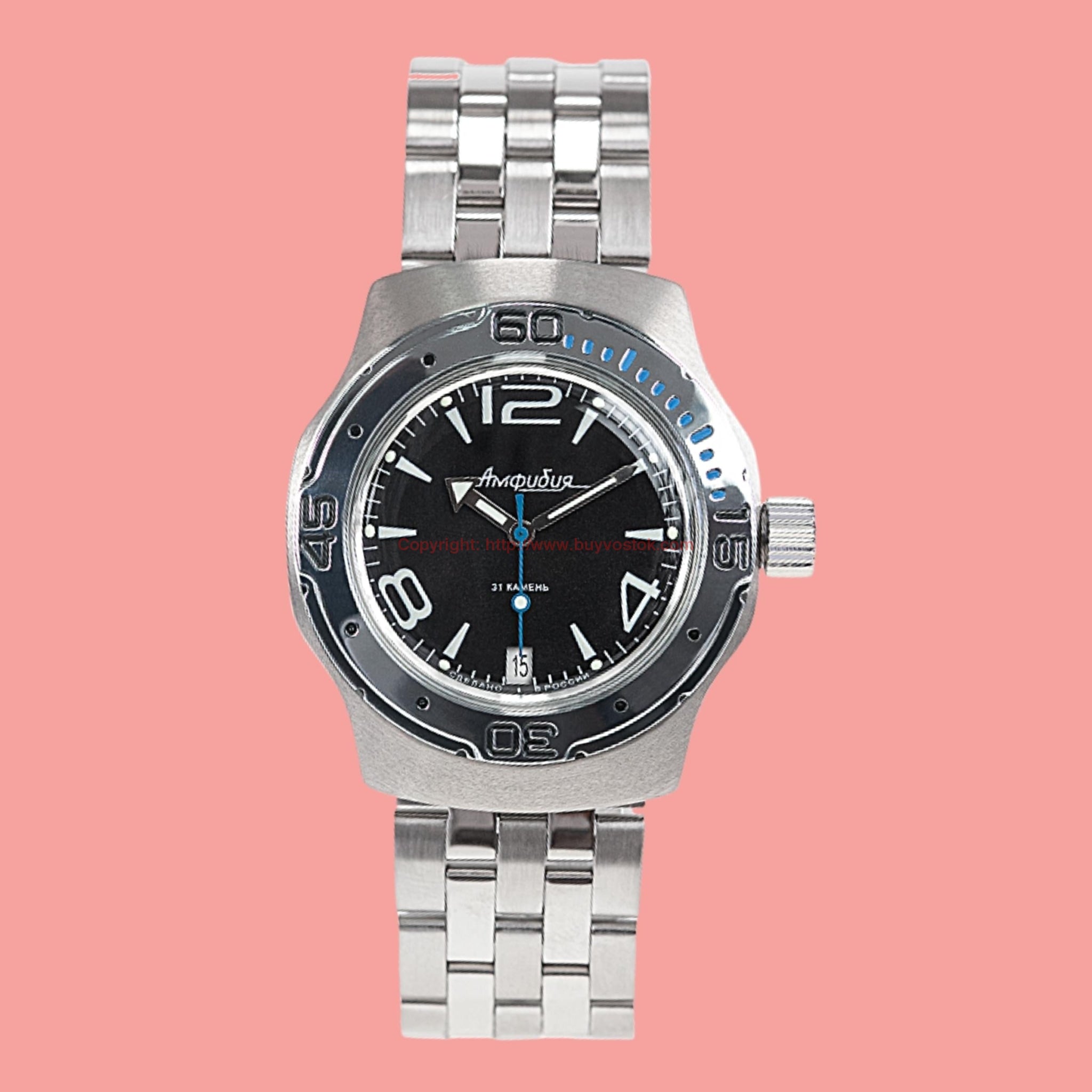 時計 Vostok Amphibia Vostok Amphibian Classic 160271 with Auto-Self Winding
