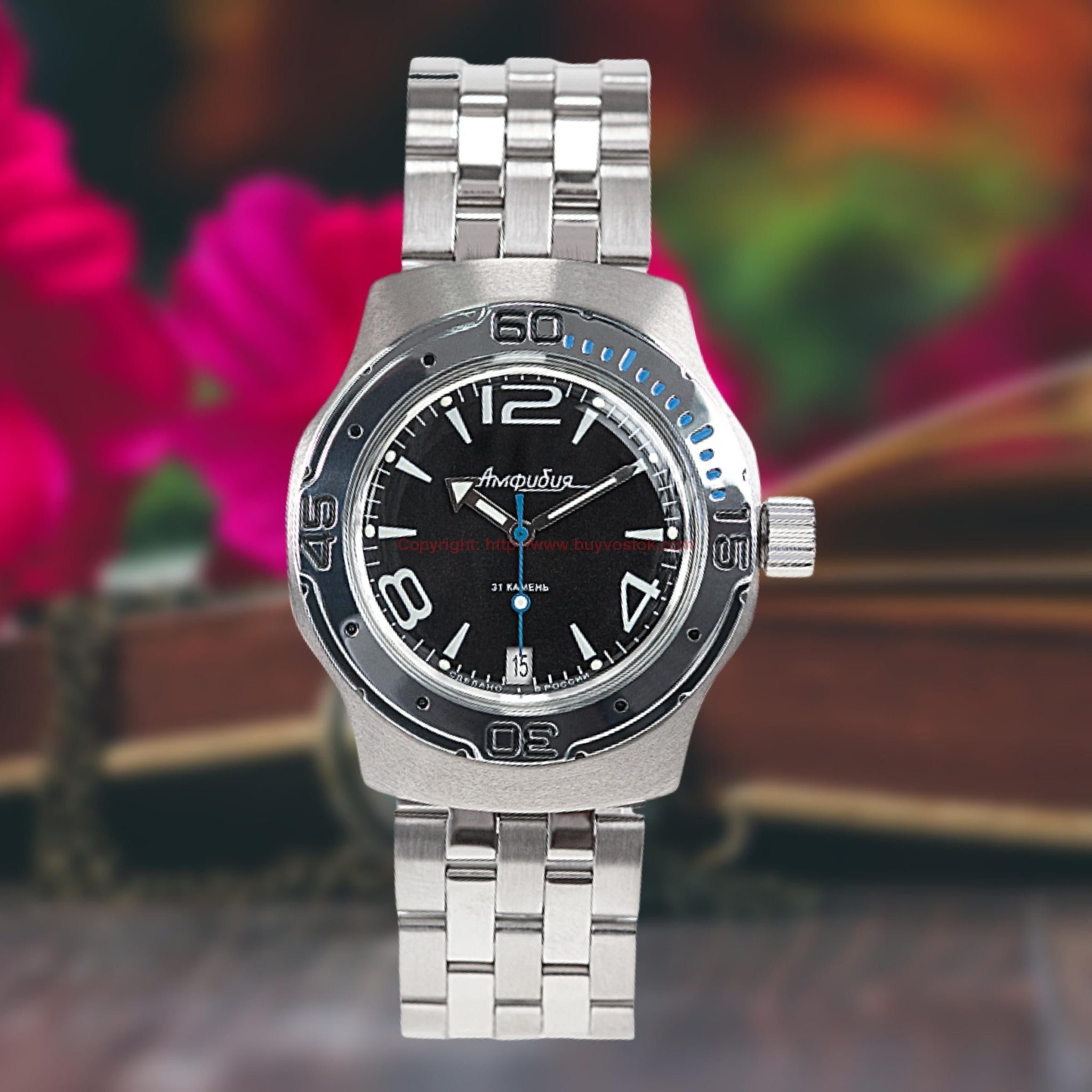 Vostok Amphibian Classic 160271 with Auto-Self Winding