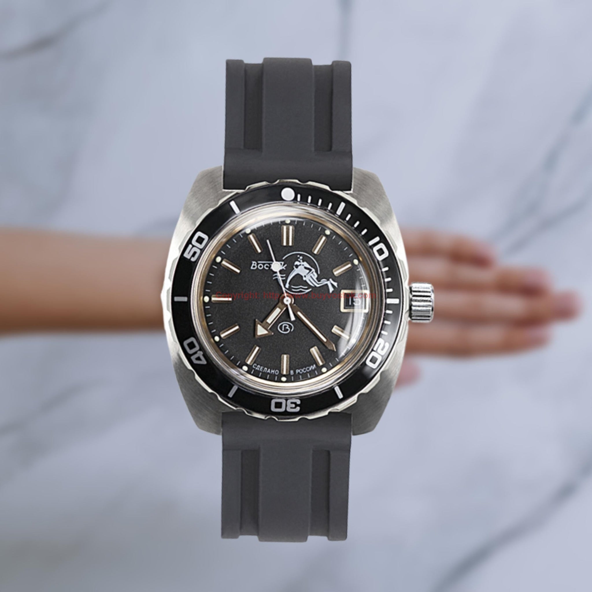 Vostok Amphibian Classic 170805 with Auto-Self Winding