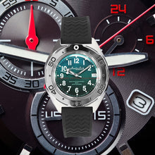 Load image into Gallery viewer, Vostok Amphibian Classic 67067B With Auto-Self Winding + Polyurethane Strap Watches