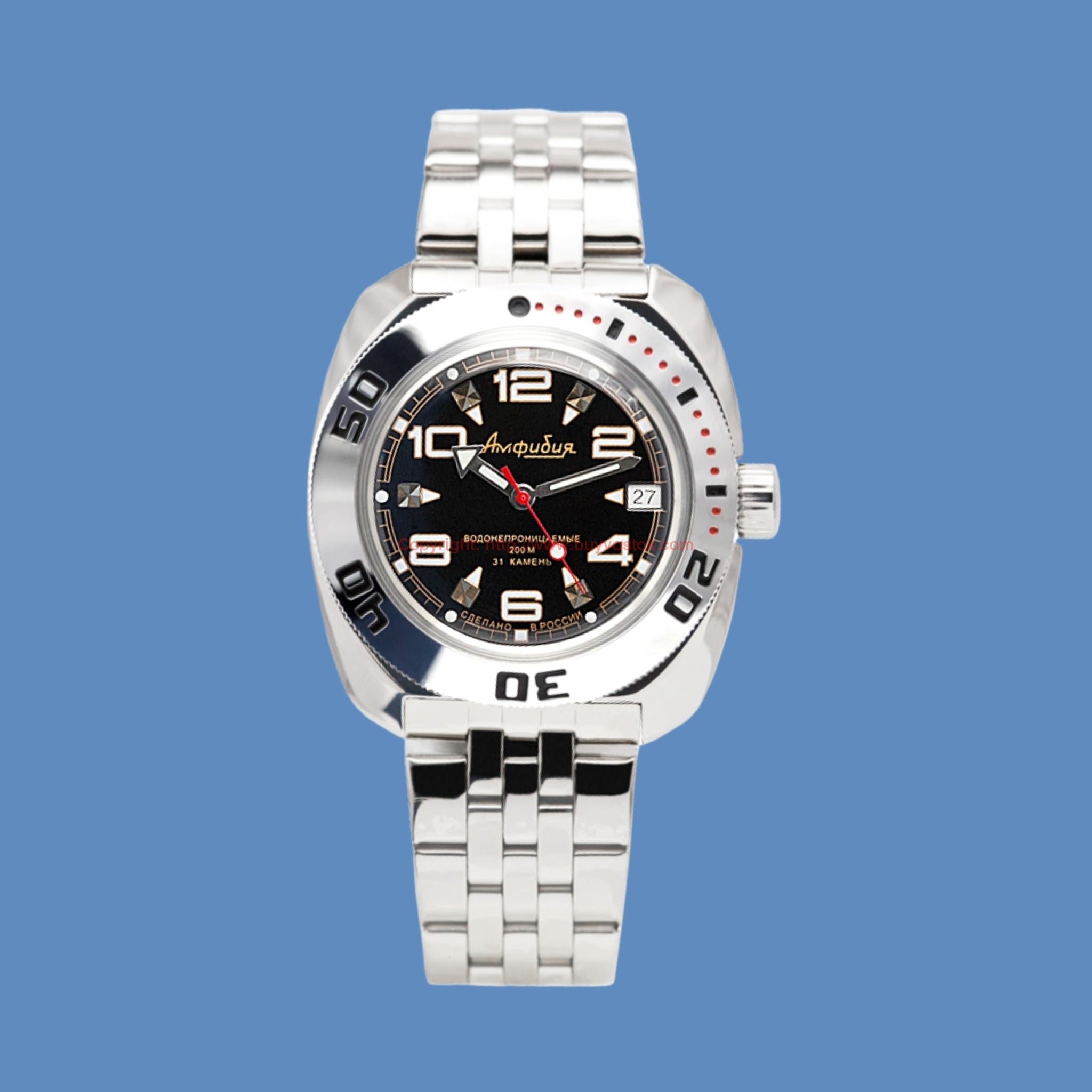 Vostok Amphibian Classic 710335 with Auto-Self Winding