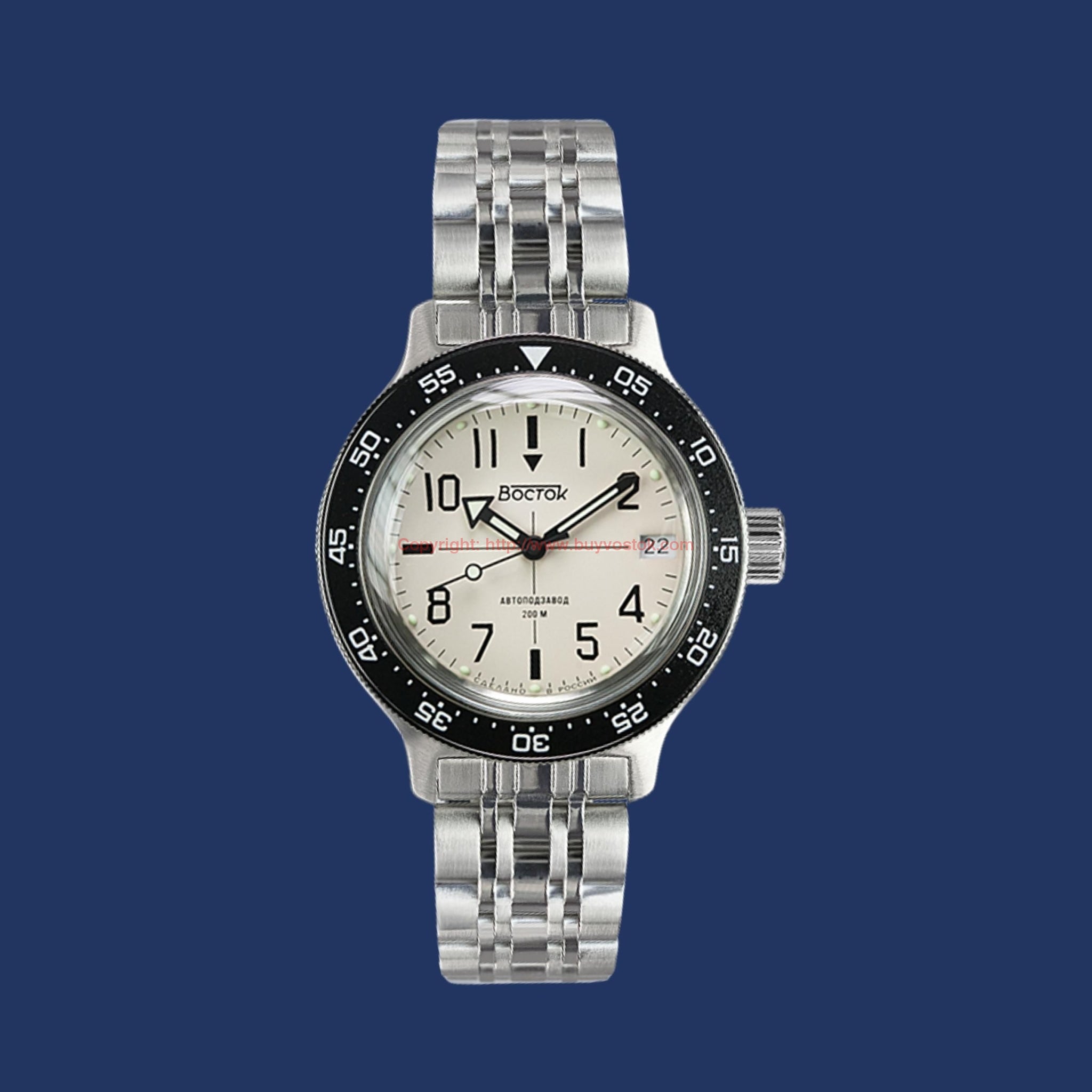 Vostok Amphibian Classic 720070 with Auto-Self Winding