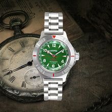 Load image into Gallery viewer, Vostok Amphibian Classic 74093B Mount Elbrus With Auto-Self Winding Watches